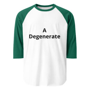 3/4 sleeve raglan shirt